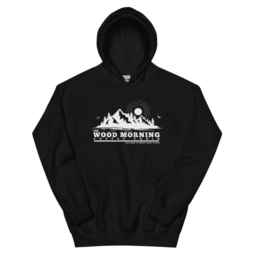 Wood Morning Coffee Cabin OG Hiker Hoodie - Image 3
