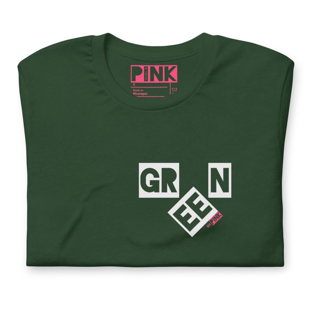 The Green T-Shirt by PINK - TURNIPTEEZ.COM