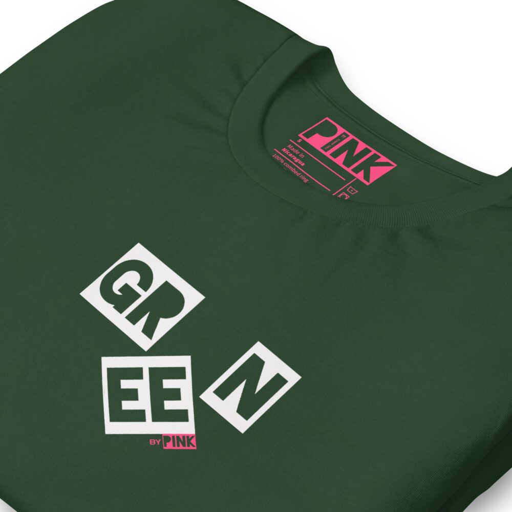The Green T-Shirt by PINK - TURNIPTEEZ.COM
