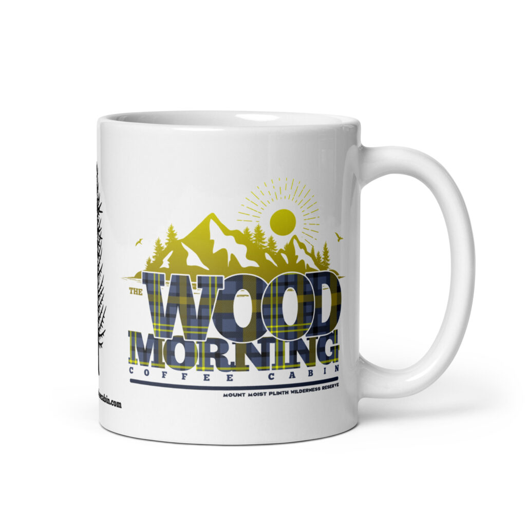 Wood Morning Midnight Tartan Mug