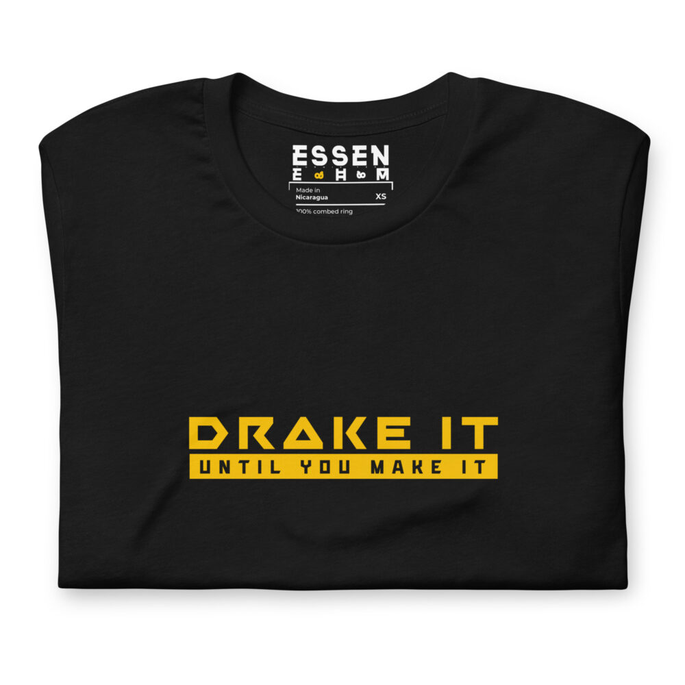 Drake It Until You Make It - Black Hiker T-Shirt
