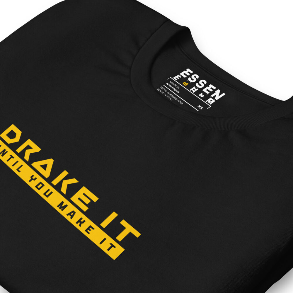 Drake It Until You Make It - Black Hiker T-Shirt