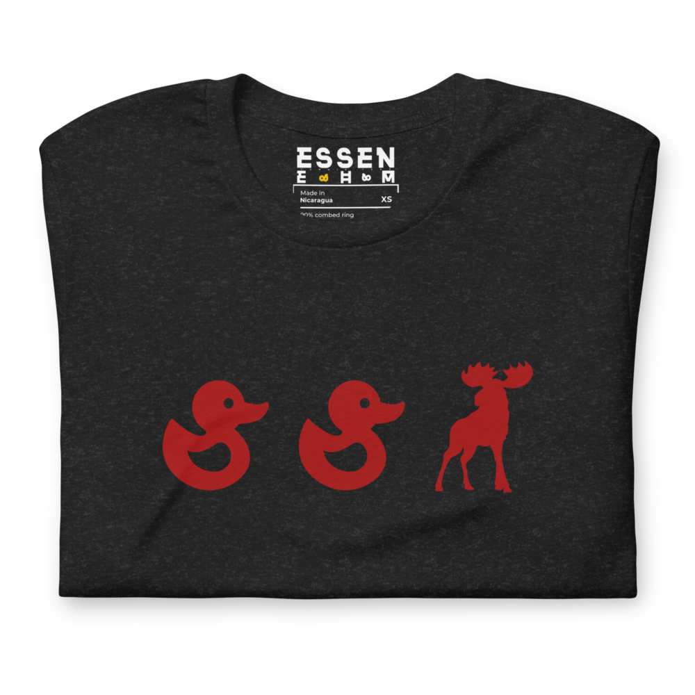 Duck Duck Moose T-Shirt by Essen Ehem Turnip Teez