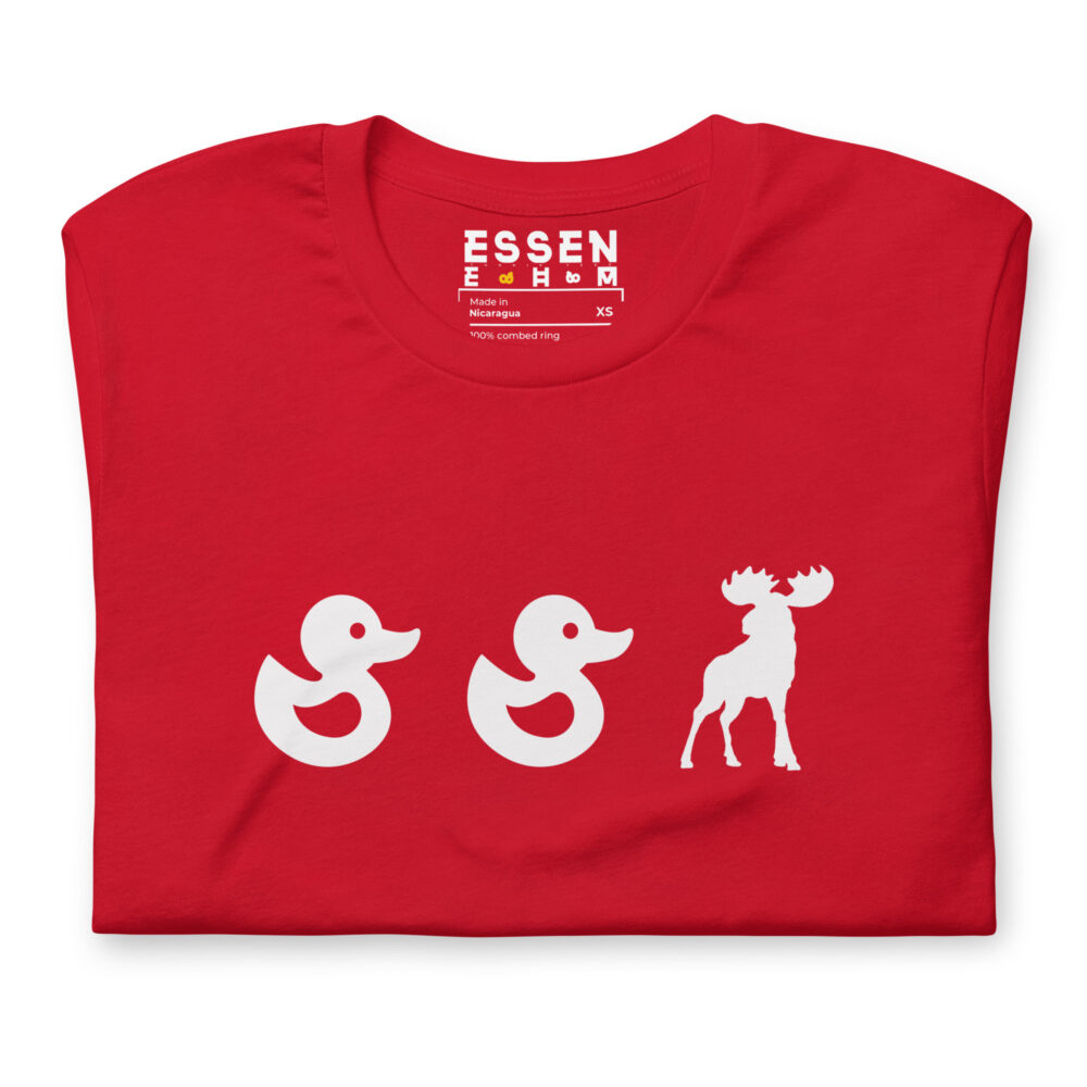 Duck Duck Moose T-Shirt by Essen Ehem Turnip Teez
