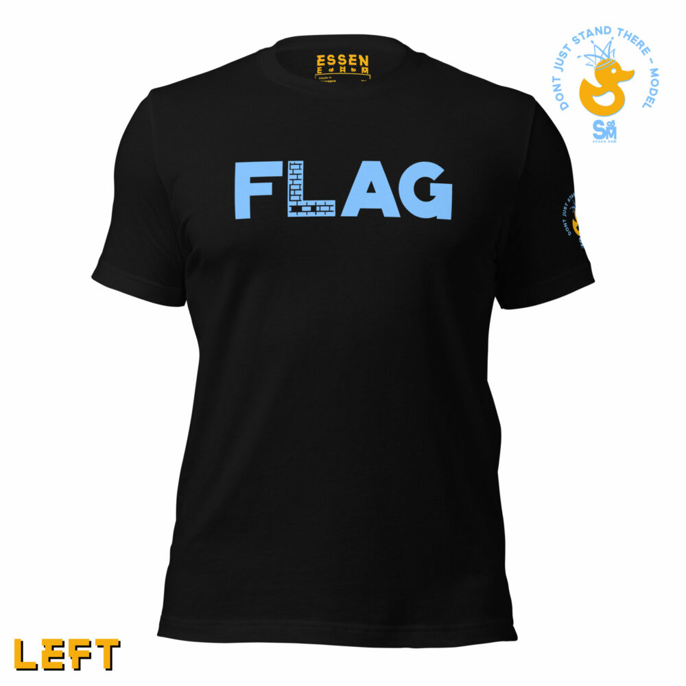 air crew blue flag it essen ehm tee left sleeve front view